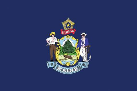 maine state flag