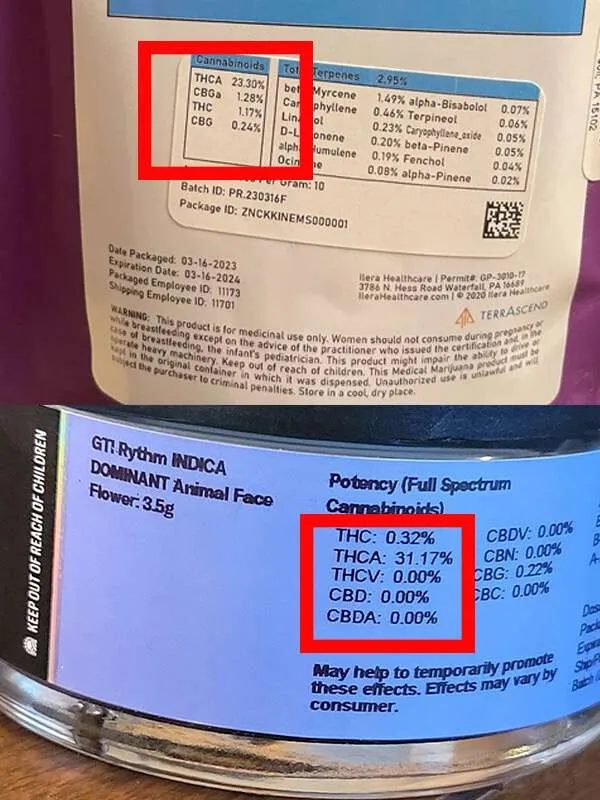 thca flower vs delta 9